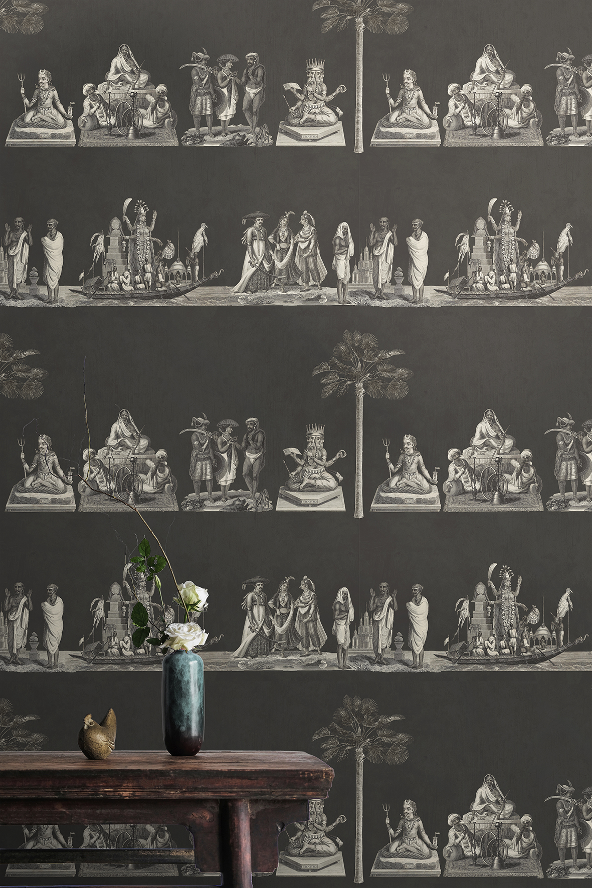Celebra la primavera hindú con al nueva colección de papeles pintados de Alma del Valle