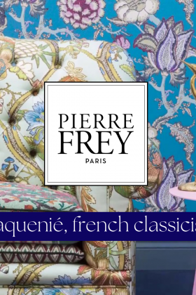 Descubrimos la colección clásica Braquenié de Pierre Frey en el Chateau de Louye
