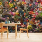 Un mural floral hiperrealista para decorar tu pared