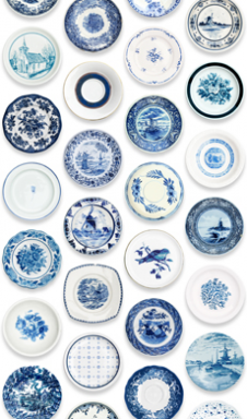 porcelain blue