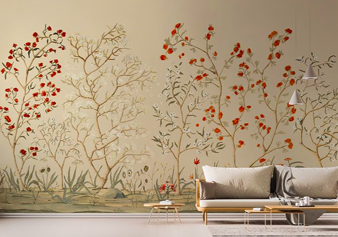 mural chinoiserie