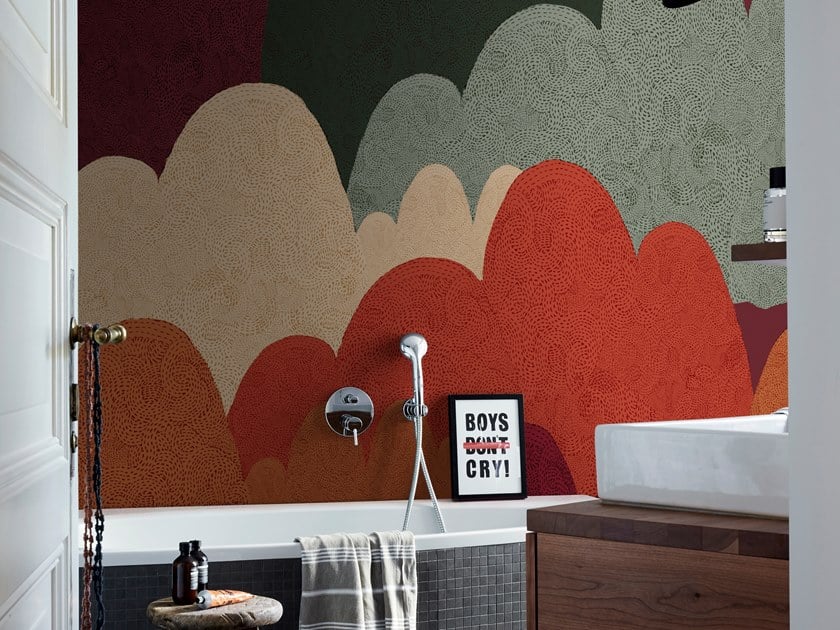 Border: Papel Pintado para Baños, Murales Papel Pintado