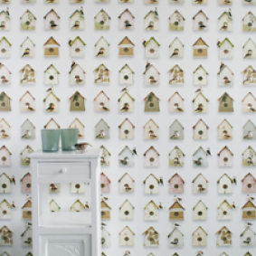 Birdhouse wallpaper