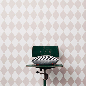 HARLEQUIN WALLPAPER-ROSE