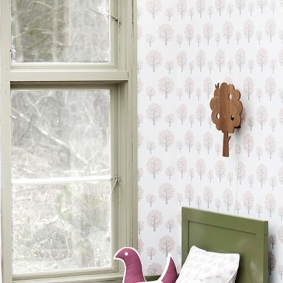 DOTTY WALLPAPER-ROSE