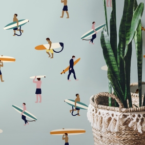 Surf Wallpaper - Arena Azul