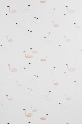 SWAN WALLPAPER-ROSE